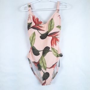 Tommy Bahama Floral Open Back Swimsuit & Cover Up